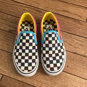 Checkered Slip On Vans